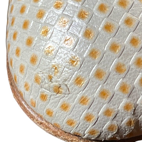 Joel Parker Vintage Women’s Cream Textured Heels - Size 5.5 B - Picture 12 of 12